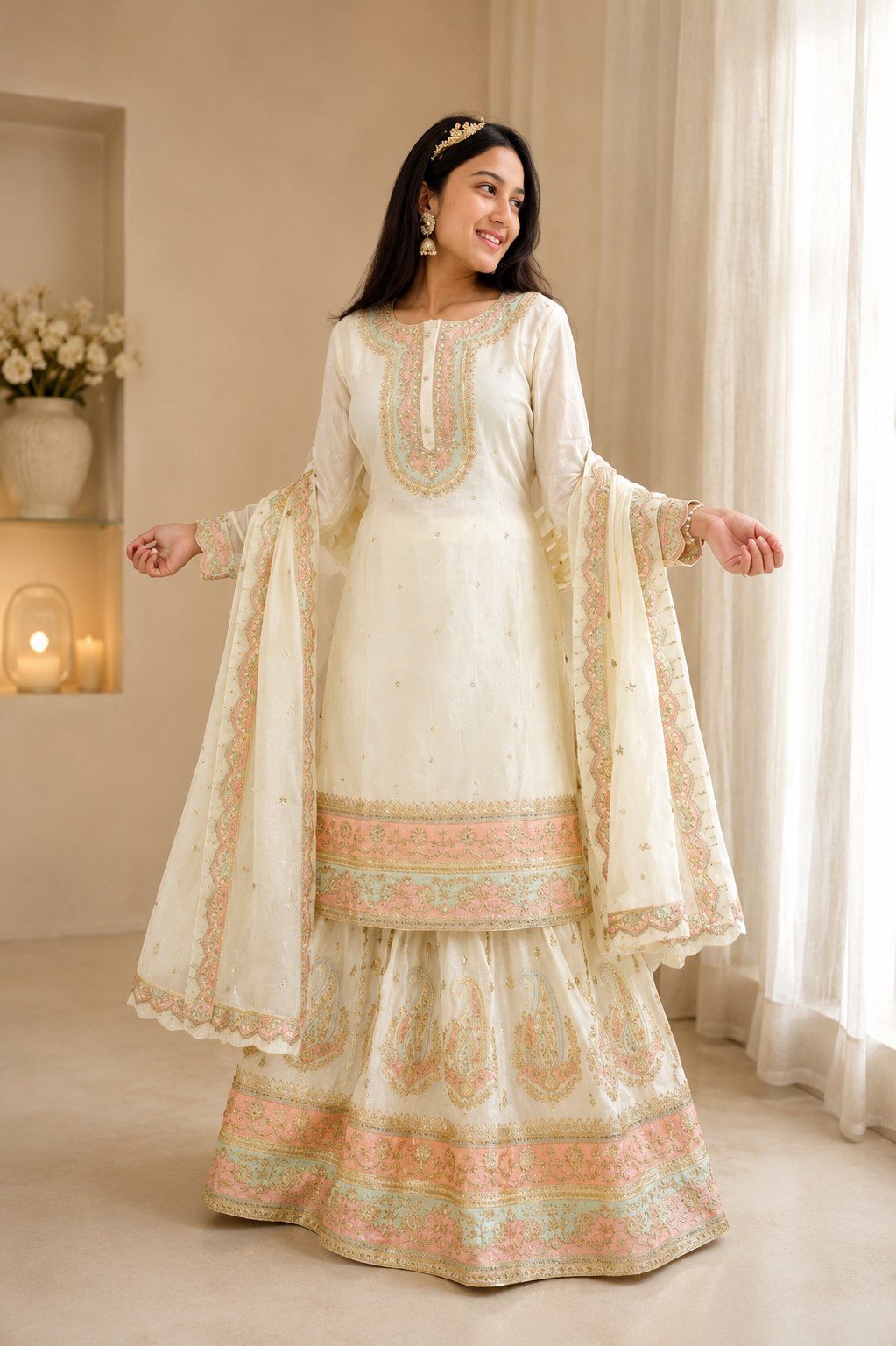 Noor Meher Anarkali Set