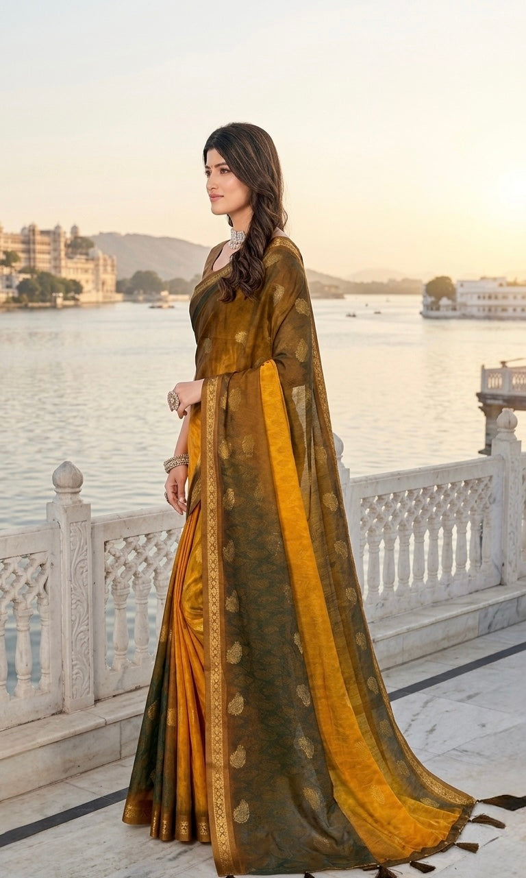 Royal Heritage Dual Tone Saree