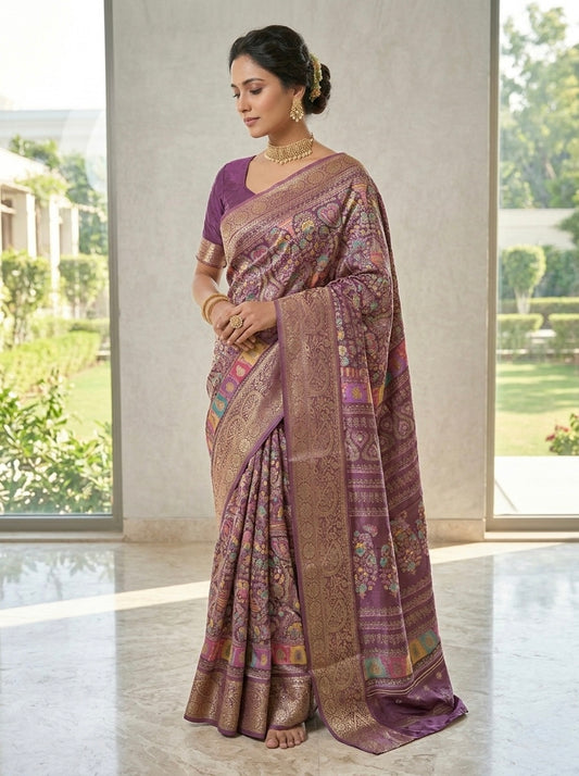 Royal Jaal Kanjivaram Silk Saree