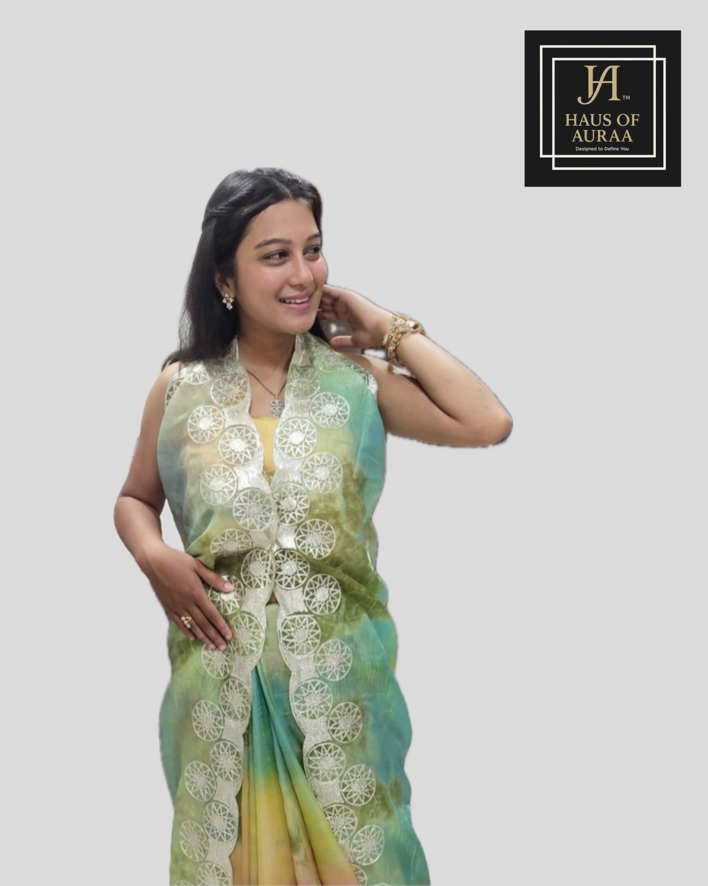 Dreamy Multi-color Pastel Saree