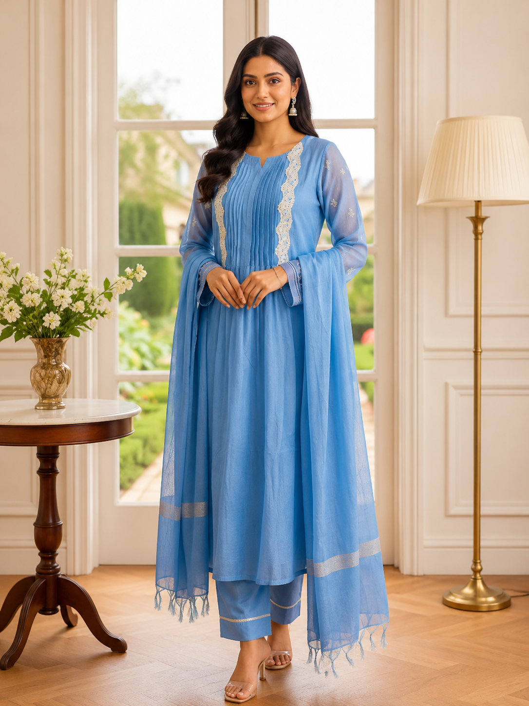 Neelvara Grace Suit Set