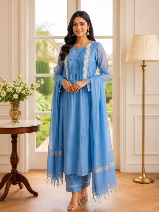 Neelvara Grace Suit Set