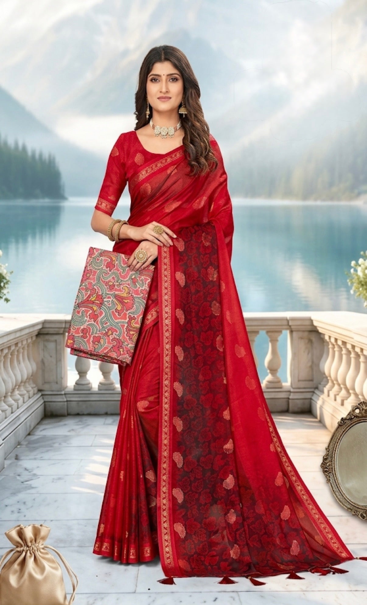 Royal Heritage Dual Tone Saree