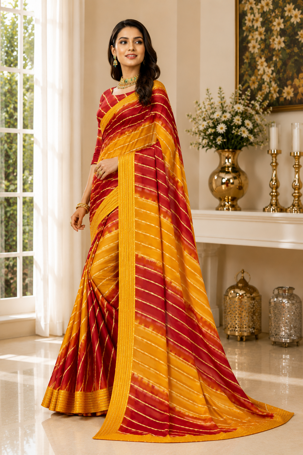 Radiant Leher Grace Saree
