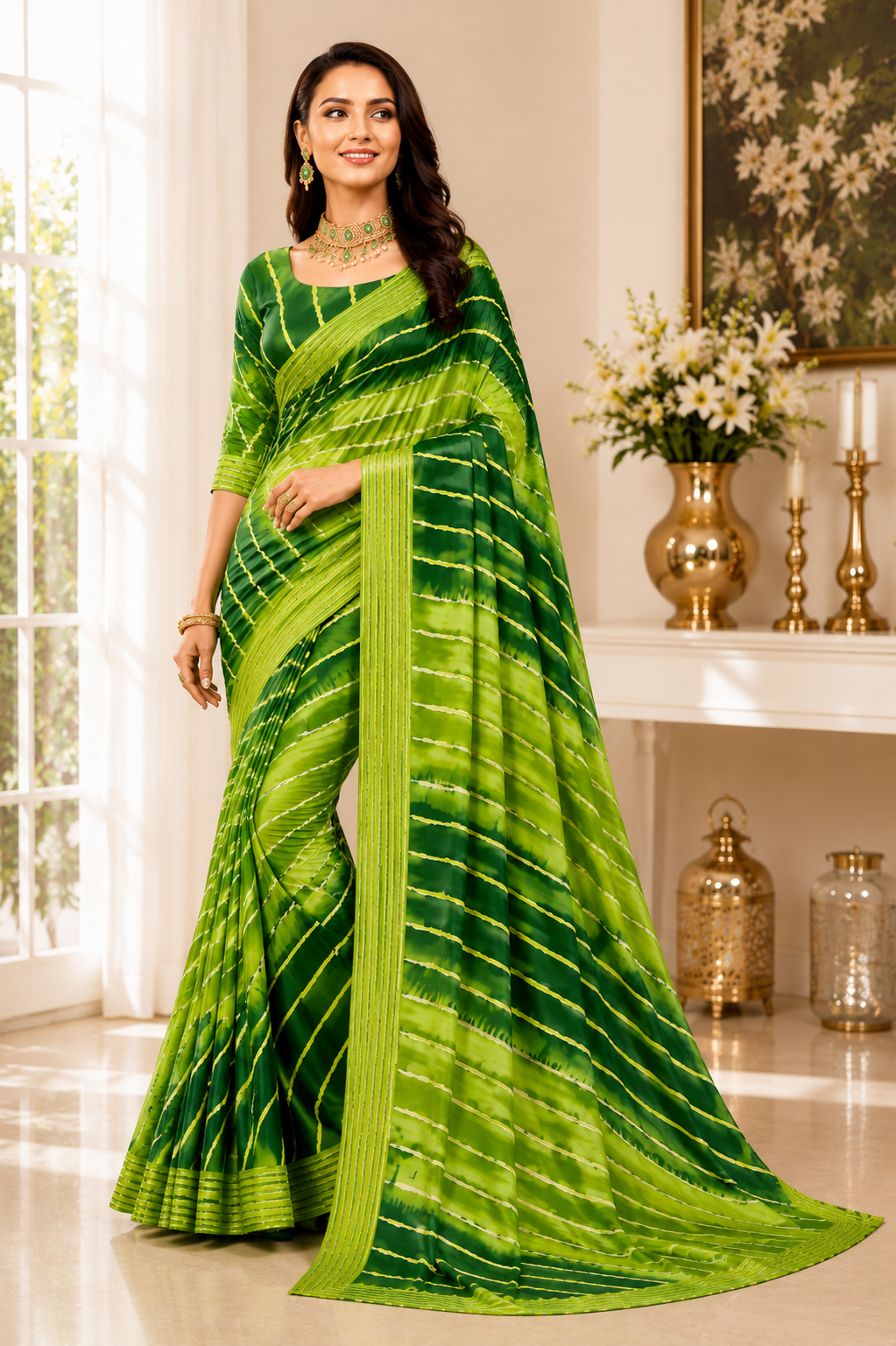 Radiant Leher Grace Saree