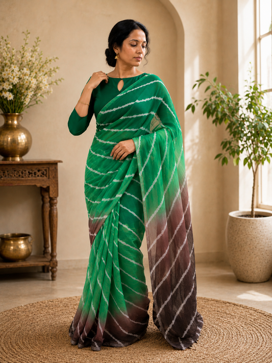 Drift Leheriya Saree