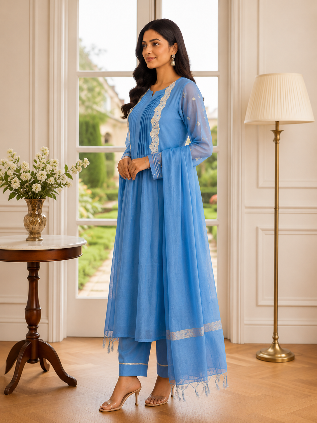 Neelvara Grace Suit Set
