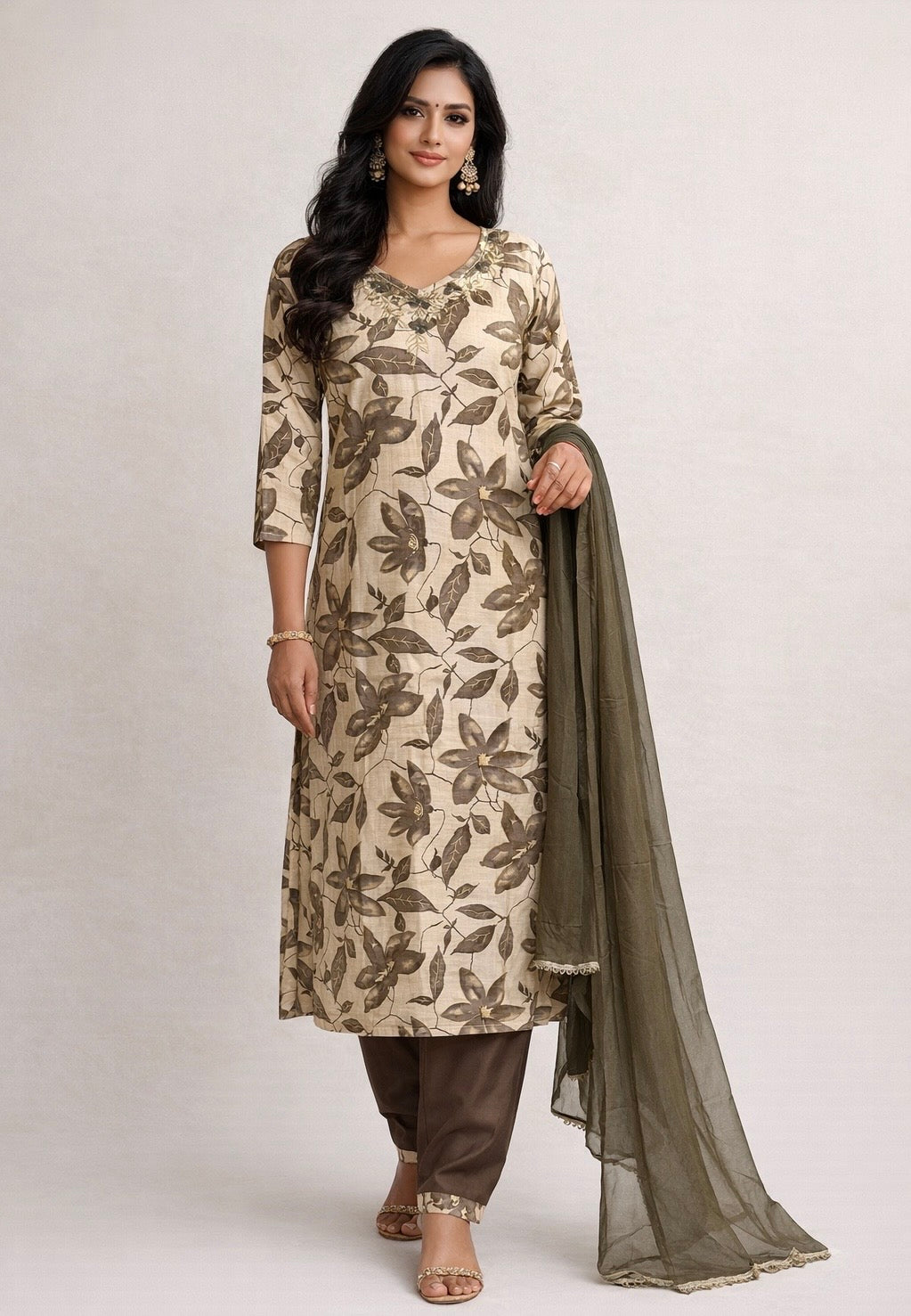 Olive Meadow Kurta Set