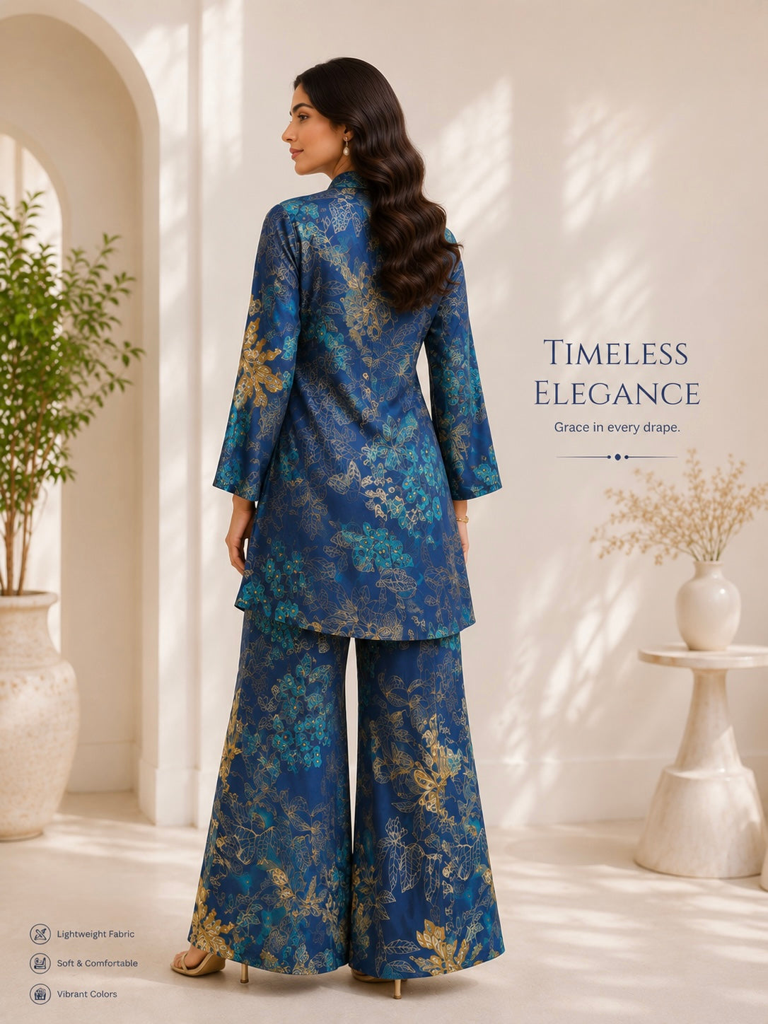 Royal Bloom Co-ord Set