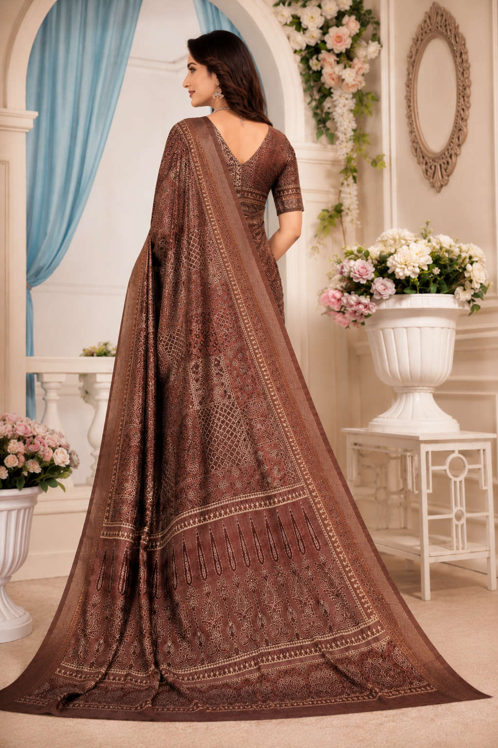 Cocoa Royale Heritage Saree