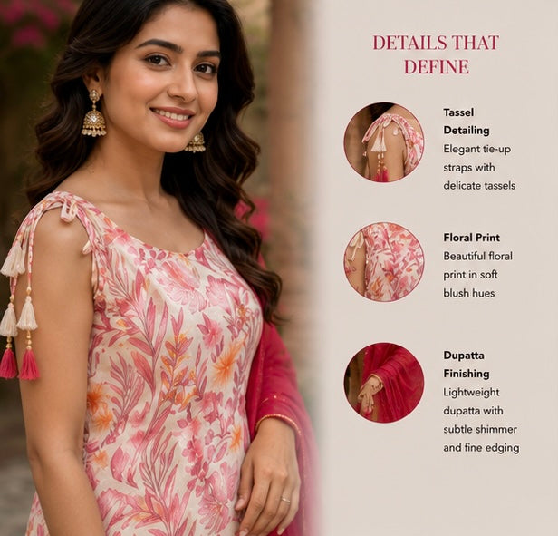 Blush Garden Palazzo Set