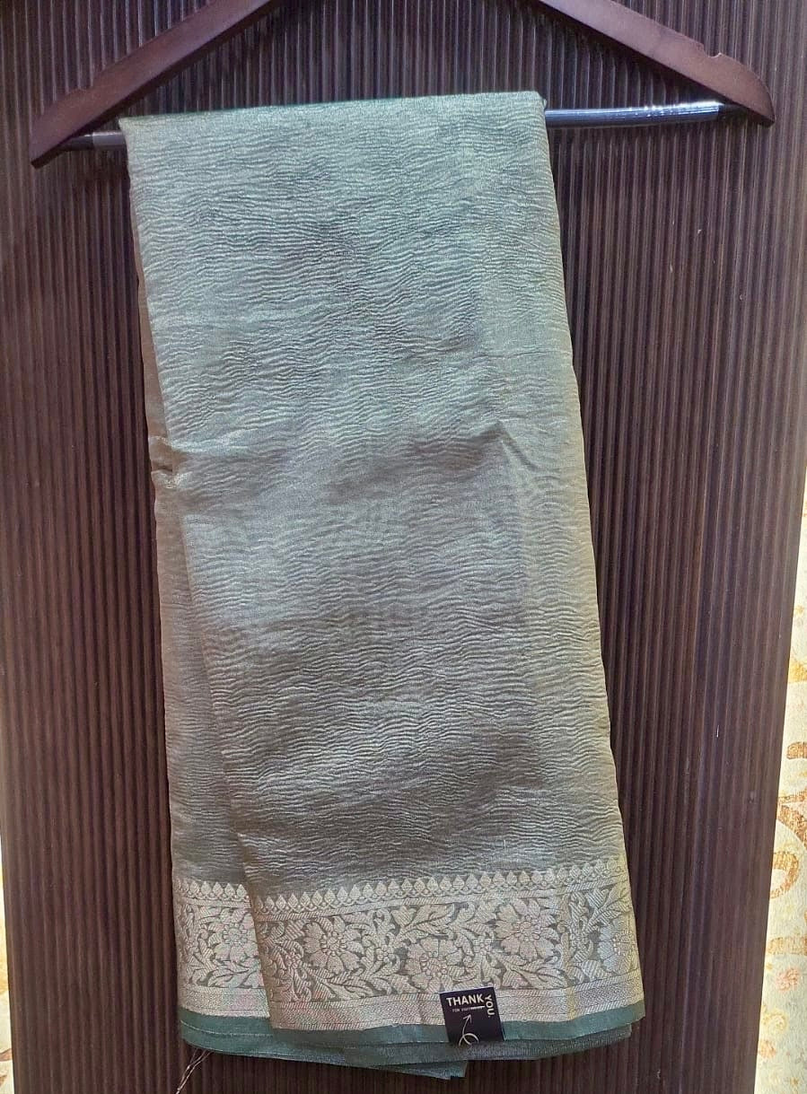 Classic Silk Blend Saree with Zari Border