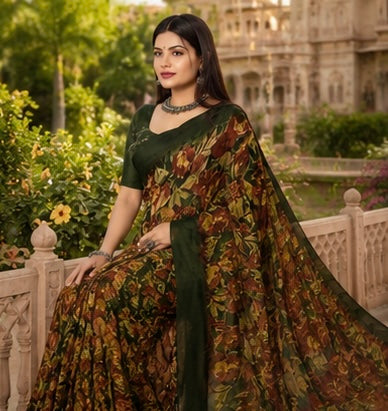 Zareen Forest Bloom Saree