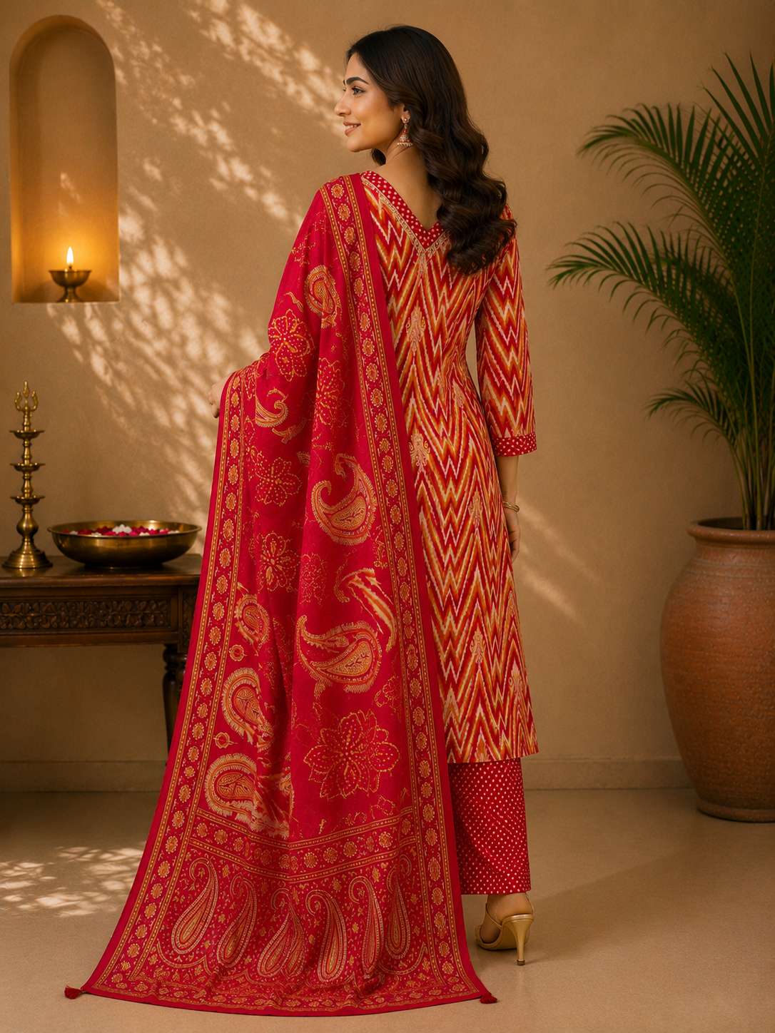 Chevron Leheriya Set