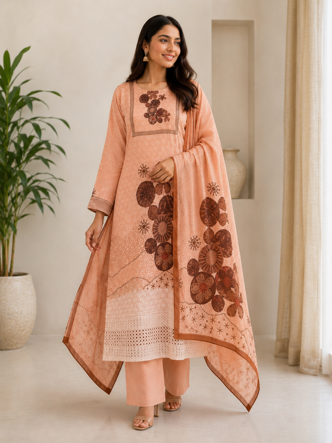 Blush Zaria Kurta Set