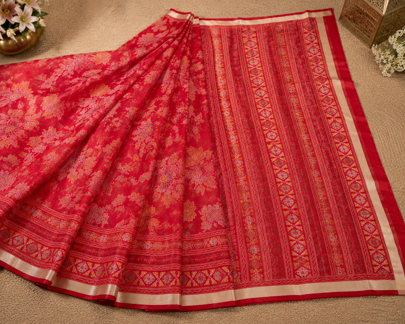 Royal Crimson Heritage Saree