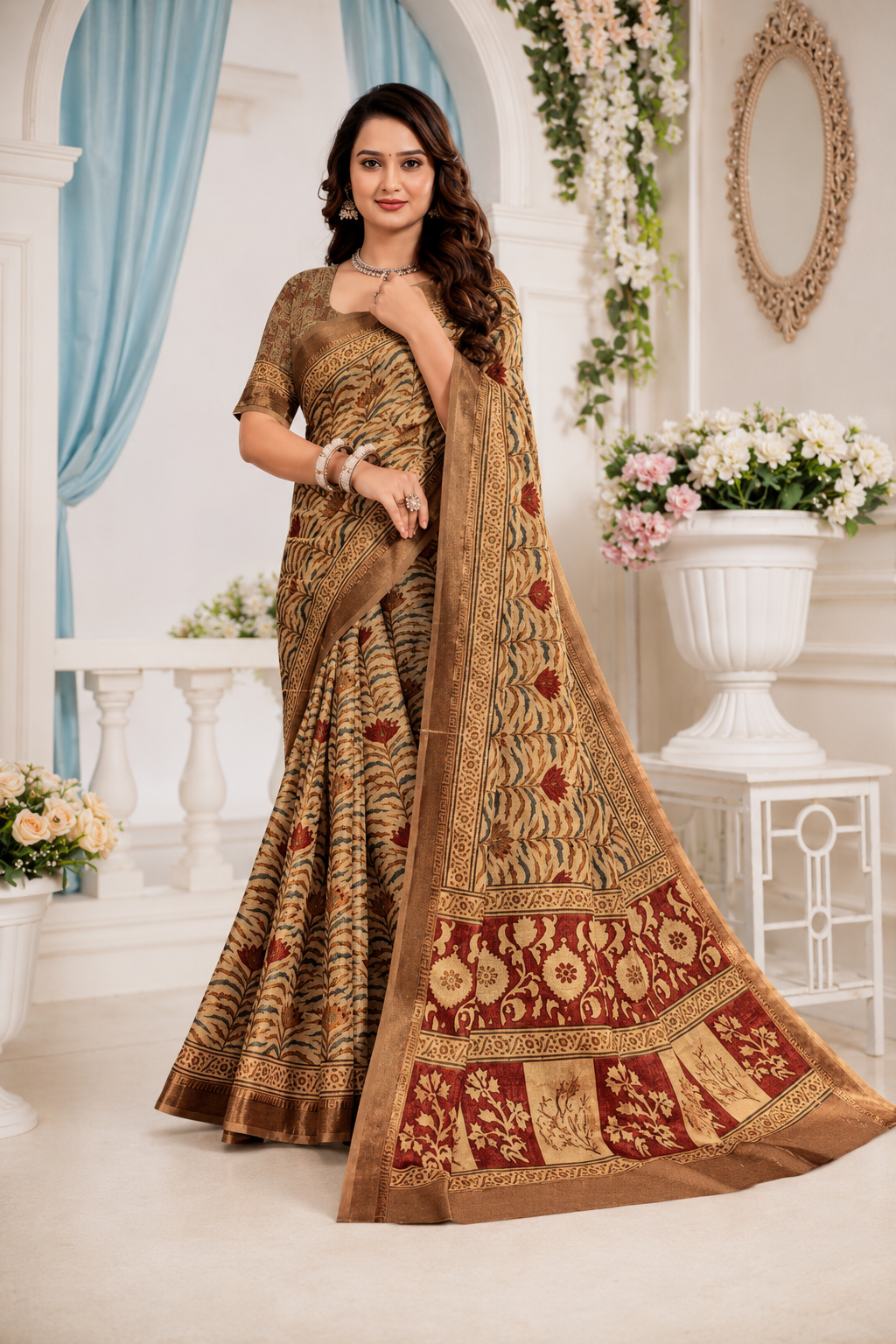 Sandstone Veil Artisan Saree