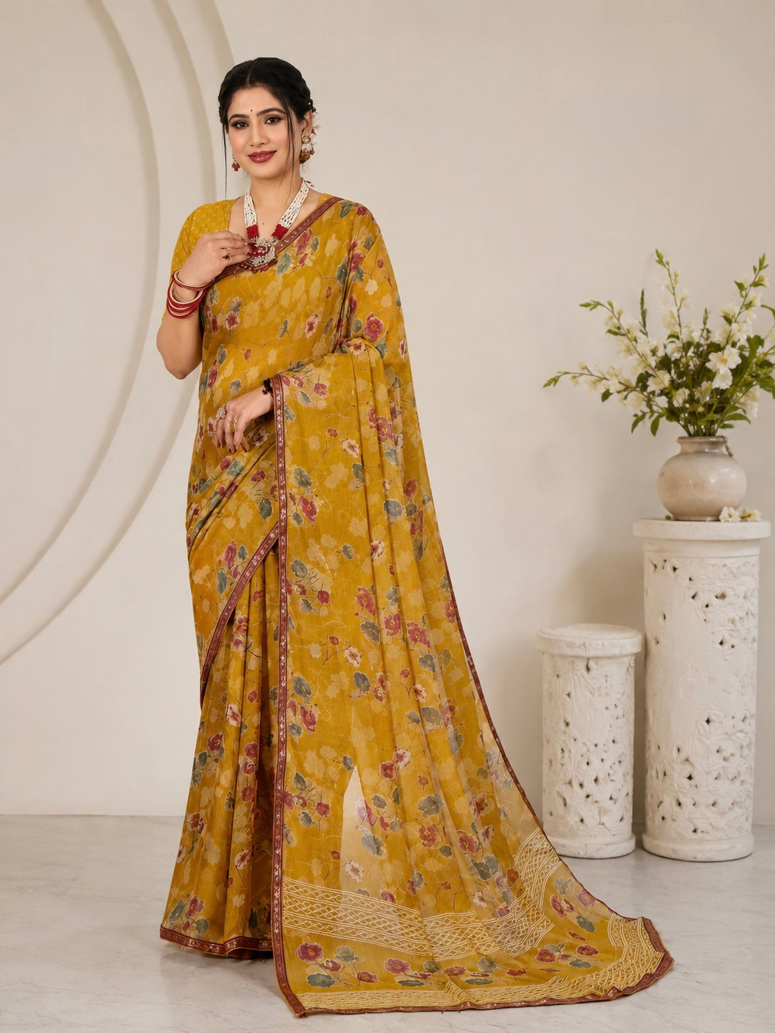Zaria Bloom Saree